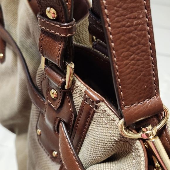 Michael Kors Tan & Brown Gansevoort Shoulder Bag - Picture 7 of 10